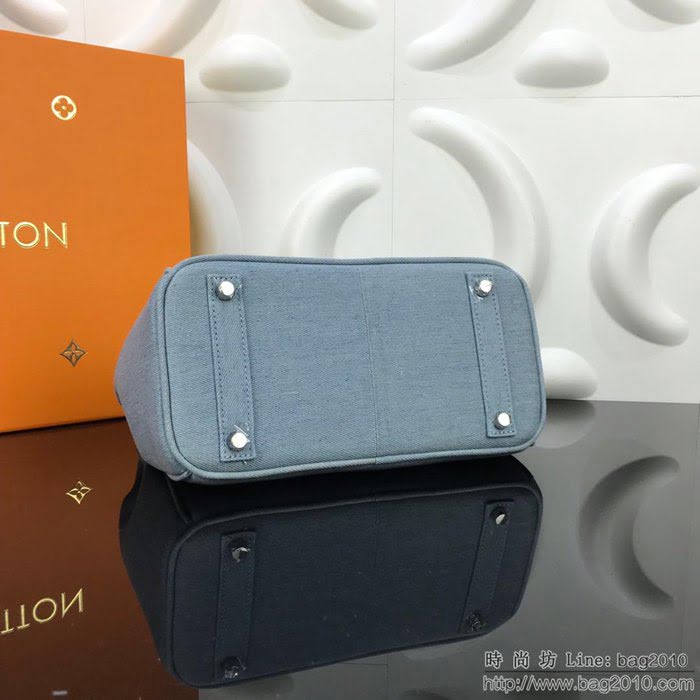 路易威登LV女包 頂級原單 M48888-25cm Humble Travel Bag Birkin BK Sup合作款 原版牛仔包包 時尚百搭款 泊金  ydh2711